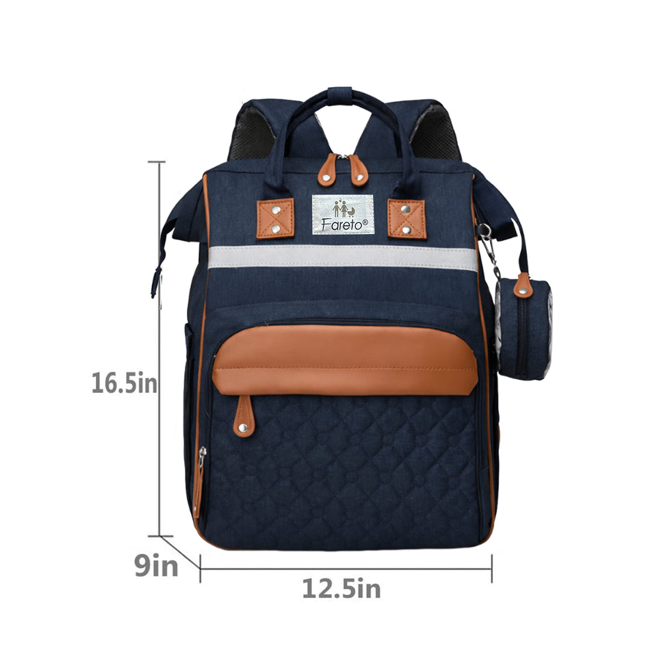 Fareto premium Quality Diaper Bag for Mother, Multipurpose Stylish Diaper Bag (Pack Of 1)(F703)