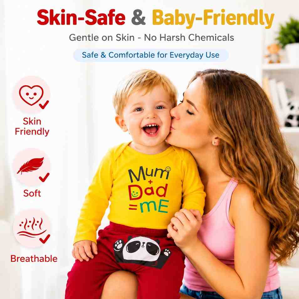 Fareto New Born Baby Daily Wear T-shirts Pyjama Sets (Pack of 5 )(F262)