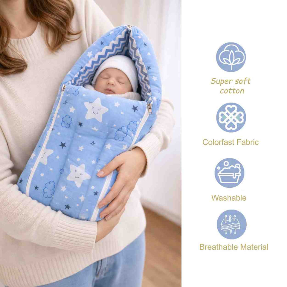 FARETO NEW BORN BABY PREMIUM QUALITY MONSOON AND SEMI WINTER SEASON  HOSPITAL ESSENTIALS 73 IN 1 (0-6 MONTHS) _ NURSERY BAG(F439)