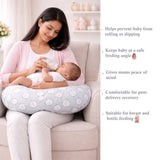 Fareto Baby Bedding Essentials Combo Set – Sleeping Bag, Mattress with  Net, Feeding Pillow & Hand Carry Bed | Soft Cotton | Grey Ship | 0–6 Months(F699)