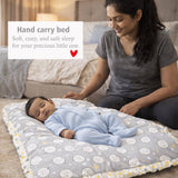 Fareto Baby Bedding Essentials Combo Set – Sleeping Bag, Mattress with  Net, Feeding Pillow & Hand Carry Bed | Soft Cotton | Grey Ship | 0–6 Months(F699)