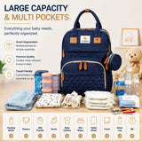 Fareto Premium Baby Diaper Backpack with Foldable Bassinet, Mesh Net  & Changing Station – Waterproof Travel Bag for Moms & Dads  (Pack Of 1)(F533)