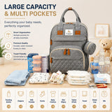 Fareto Premium Baby Diaper Backpack with Foldable Bassinet, Mesh Net  & Changing Station – Waterproof Travel Bag for Moms & Dads  ( Pack of 1)(F635)