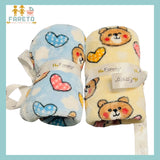 FARETO BABY KIDS SUPER SOFT PREMIUM QUALITY WINTER BLANKET ( PACK OF 2)(Size:75CM*60CM) (0-6 MONTHS)