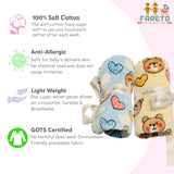 FARETO BABY KIDS SUPER SOFT PREMIUM QUALITY WINTER BLANKET ( PACK OF 2) (0-12 MONTHS)