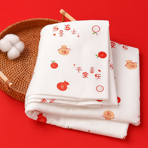 Fareto Baby Super Soft 100% Cotton Hosiery Blanket Without Hood Single Layer Lightweight Wrapper for Newborns (Pack of 1) (0-12 Months)(87 x 84 CM)(F596)