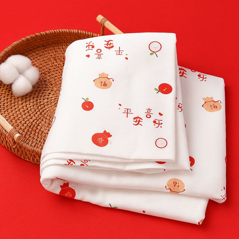 Fareto Baby Super Soft 100% Cotton Hosiery Blanket Without Hood Single Layer Lightweight Wrapper for Newborns (Pack of 1) (0-12 Months)(87 x 84 CM)(F596)
