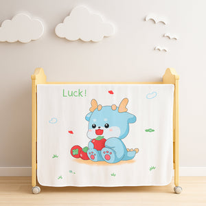 Fareto  Super Soft Baby  Blanket | Cute Cartoon Bear Design | Muslin blanket | Skin-Friendly & Lightweight | Perfect for Newborn Gifting |(Pack of 1) (115x102 cm)(0-3Years)(Designs May Vary)(F603)