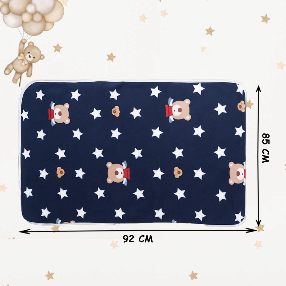 Fareto  Newborn Baby Super Soft Big Size Blanket for Boys & Girls | Hooded Flannel Wrapper for( 0-12 Months)  (92x85 CM) ( Pack of 1)(F599)