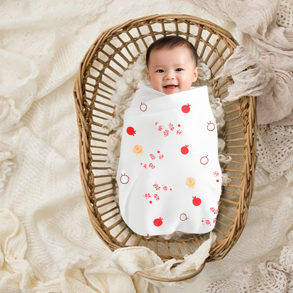 Fareto Baby Super Soft 100% Cotton Hosiery Blanket Without Hood Single Layer Lightweight Wrapper for Newborns (Pack of 1) (0-12 Months)(87 x 84 CM)(F596)