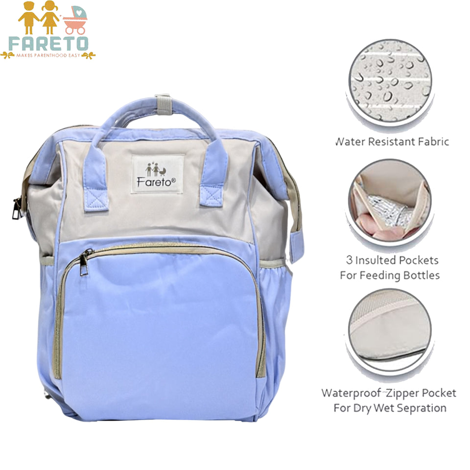FARETO PREMIUM QUALITY DIAPER BAG FOR MOTHER, MULTIPURPOSE STYLISH DIAPER BAG (PACK OF 1)