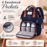 Fareto Premium Quality Diaper Bag for Mother, Multipurpose Stylish Diaper Bag (Pack Of 1)(F488)