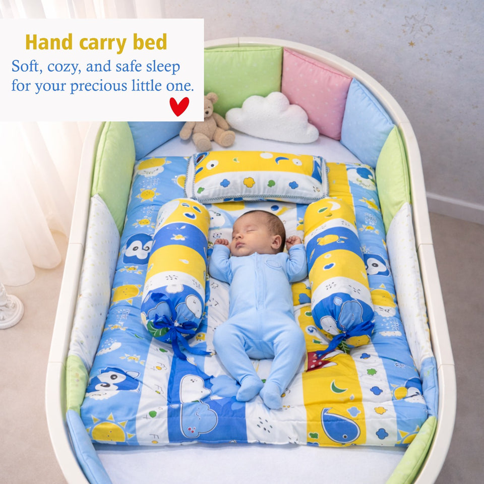 Fareto Baby Semi Winter Essential Combo For New Born | Gift Pack | Baby Products | Maternity Essentials | Bedding Set (50 Items)(0-6 Months)(F793)