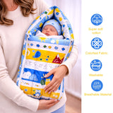 Fareto Baby Semi Winter Essential Combo For New Born | Gift Pack | Baby Products | Maternity Essentials | Bedding Set (50 Items)(0-6 Months)(F793)