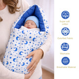 Fareto Combo of Baby Bed with Net | Carry Bag | 4 Pcs Bedding Set (0-6 Months)(F161)