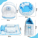 FARETO COMPLETE BEDDING SET ESSENTIALS COMBO FOR BABY (0-6 MONTHS)( TAJ  )(F361)