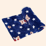 Fareto  Newborn Baby Super Soft Big Size Blanket for Boys & Girls | Hooded Flannel Wrapper for( 0-12 Months)  (92x85 CM) ( Pack of 1)(F599)