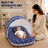 Fareto Complete Bedding Set essentials Combo For Baby (0-6 Months)(Blue star)(F418)