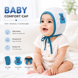Fareto New Born Baby Boys and Girls Soft Pure Cotton Cap (Pack of 6)(0-1Years)(F497)