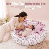 Fareto Complete Bedding Set essentials Combo For Baby (0-6 Months)(Cloud Line Lavender)(F259)
