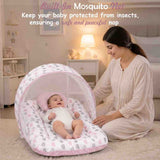 Fareto Complete Bedding Set essentials Combo For Baby (0-6 Months)(Cloud Line Lavender)(F259)