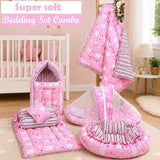 Fareto Complete Bedding Set essentials Combo For Baby (0-6 Months)(F101)