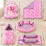 Fareto Complete Bedding Set essentials Combo For Baby (0-6 Months)(F101)