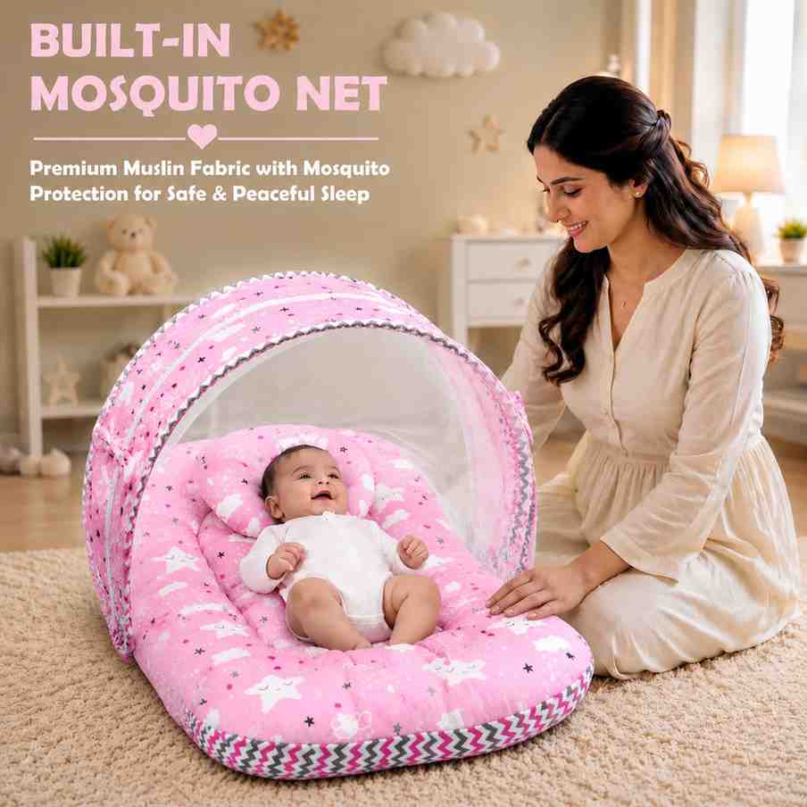 Fareto Complete Bedding Set essentials Combo For Baby (0-6 Months)(F101)