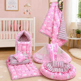 Fareto Complete Bedding Set essentials Combo For Baby (0-6 Months)(F101)