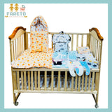 Fareto New Born Baby Premium Summer Essentials 54 In 1 Hospital Combo (0-6 Months)