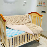 Fareto Baby Kids Super Soft Premium Quality Comforter 147*106 CM (0-8 Years)(Cream Comforter)