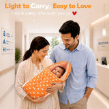 Fareto New Born Baby Premium Quality Mattress with Net & Sleeping Bag & Hand Carry bed(0- 6Months)(F506)