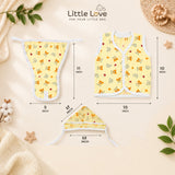 Fareto New Born Baby Premium Quality Clothing Set (0-2 Months)(Pack of 3)(F542)