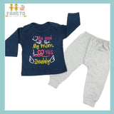 Fareto Baby's Cotton Blend, Cotton T-Shirt and Pants Set.