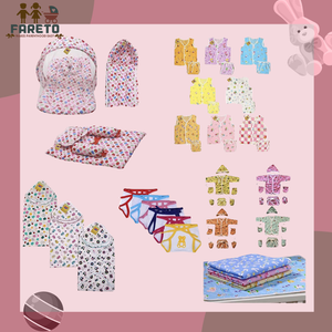 Fareto New Born Baby Products Combo(0-6 Months)