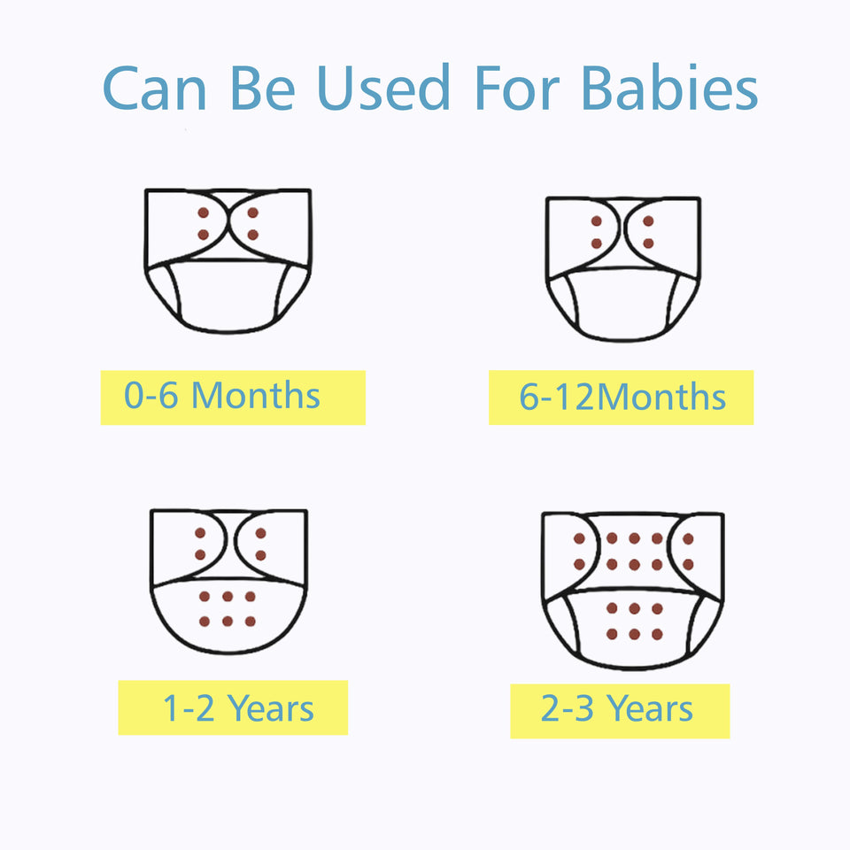 Fareto Baby Reusable Diaper Underwear (Pack of 2) – Soft & Comfortable Training Pants for Babies (0–3 Year) |  Colour & Designs Will Be Sent as Per Stock Availability(F659)