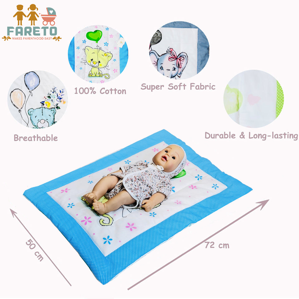 FARETO NEW BORN BABY HAND CARRY BED | GADI |  (0-8 MONTHS)(72*50CM)