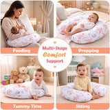 FARETO BABY BEDDING ESSENTIALS 1 NEST | 1 MATTRESS WITH NET | 1 CARRY BED | 1 BOLSTER SET | 1 CARRY BAG | 1 PORTABLE BED | 1 FEEDING PILLOW | 1 BLANKET (0-6M)(F807)