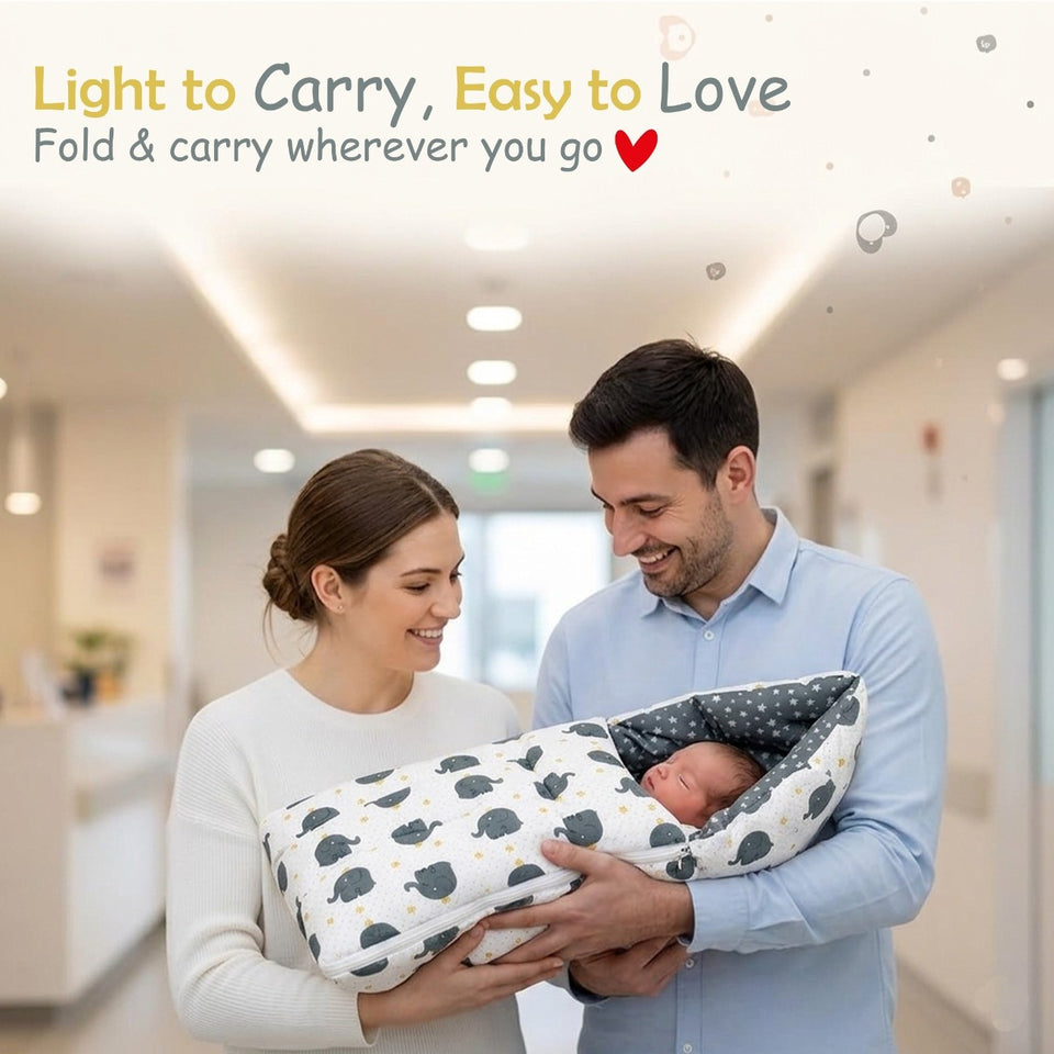 Fareto Complete premium Bedding Set essentials Combo For Baby (0-6 Months)(F783)