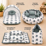 Fareto Complete premium Bedding Set essentials Combo For Baby (0-6 Months)(F783)
