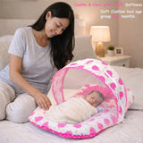Fareto Complete Premium Bedding Set essentials Combo For Baby (0-6 Months)(Pink elephant)(F208)