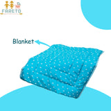 Fareto Baby bedding Essentials 1 Nest | 1 Mattress with net | 1 Carry bed | 1 Bolster set | 1 Carry bag | 1 Portable bed | 1 Feeding pillow | 1 Blanket (0-6M)