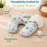 Fareto Baby Feeding Pillow with Detachable Cover Breast Feeding (0-24 Months)(Goodnight_Green)(F427)