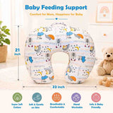 Fareto Baby Feeding Pillow with Detachable Cover Breast Feeding  (0-24 Months)(F386)