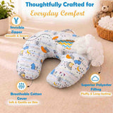 Fareto Baby Feeding Pillow with Detachable Cover Breast Feeding  (0-24 Months)(F386)