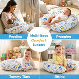 Fareto Baby Feeding Pillow with Detachable Cover Breast Feeding  (0-24 Months)(F386)