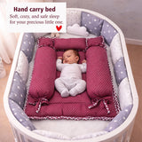 Fareto Complete Bedding Set essentials Combo For Baby (0-6 Months)(Red Polka)(F422)