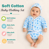Fareto New Born Baby Premium Quality Clothing Set (0-2 Months)(Pack of 6)(F760)