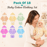 Fareto New Born Baby Premium Quality Clothing Set (0-2 Months)(Pack of 6)(F760)
