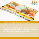 FARETO NEW BORN BABY HAND CARRY BED | GADI | (PACK OF 5) (0-8 MONTHS)(68*48CM)